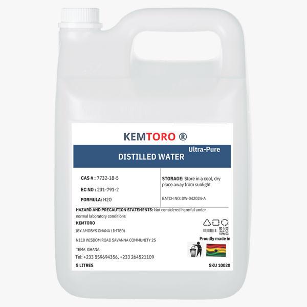 5Litres Distilled Water